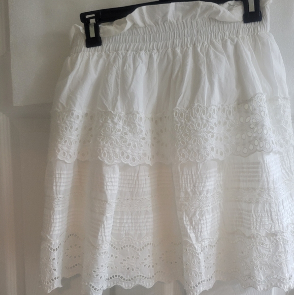 NWOT SEA white floral tiered skirt - Picture 2 of 3